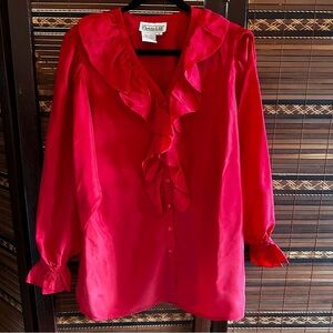Christie and Jill Vintage silk blouse.